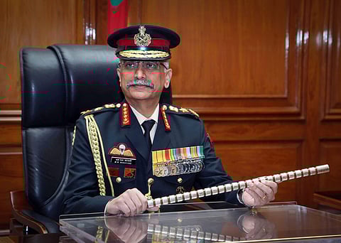 കരസേന മേധാവി മനോജ് മുകുന്ദ് നാരാവ്നെ/ ചിത്രം: പിടിഐ