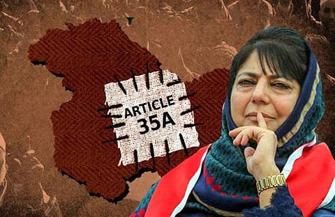 തീ കൊണ്ടുകളിക്കരുത്; ആര്ട്ടിക്കിള് 35എയ്ക്ക് എതിരെ തിരിഞ്ഞാല് കശ്മീരിലെ ജനങ്ങള് പിന്നെ ഏത് കൊടിയാണ് എടുക്കുന്നത് എന്ന് പറയാന് കഴിയില്ല: മെഹ്ബൂബ മുഫ്തി