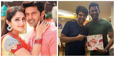 അടുത്തത് നീയാണ് മച്ചാ..: വിശാലിനെ വിവാഹം ക്ഷണിച്ച് ആര്യ, പോസ്റ്റ് വൈറല്