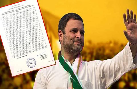 21 സീറ്റിലേക്കുള്ള സ്ഥാനാര്ത്ഥികളുമായി കോണ്ഗ്രസിന്റെ രണ്ടാം പട്ടിക