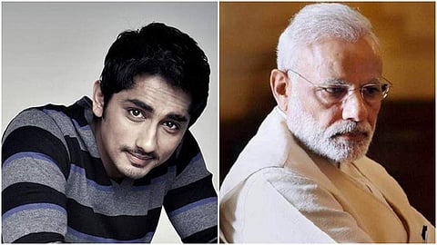 യഥാര്ത്ഥ നായകരുള്ളപ്പോള് സ്വയം നായകനായി ചമയരുത്; മോദിക്കെതിരെ രൂക്ഷവിമര്ശനവുമായി നടന് സിദ്ധാര്ഥ്