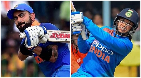 നേട്ടത്തിന്റെ നെറുകയില് വീണ്ടും കോഹ്ലി; മികച്ച താരത്തിനുള്ള വിസ്ഡന് പുരസ്കാരം; മന്ധന വനിതാ താരം