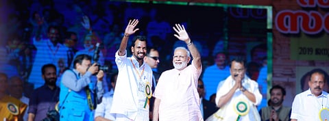 ബിജെപി സ്ഥാനാര്ത്ഥിക്ക് രാത്രി ജയില്മോചനം; മോദിയുടെ ചടങ്ങില് വന് സ്വീകരണം