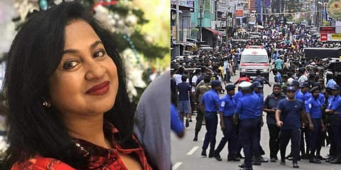 ശ്രീലങ്കയില് സ്ഫോടനപരമ്പര: തലനാരിഴയ്ക്ക് രക്ഷപ്പെട്ട് നടി രാധിക