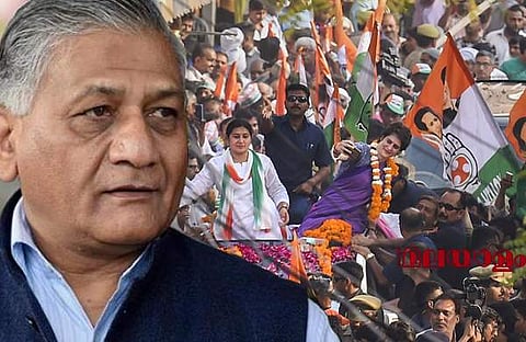 ഇളക്കിമറിച്ച് പ്രിയങ്ക, ഒരേ മനസ്സോടെ എസ്പിയും ബിഎസ്പിയും;'ഗെയ്റ്റ് വേ ഓഫ് യുപി'യില് വികെ സിങ് വിയര്ക്കും