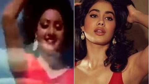 ഒറ്റനോട്ടത്തില് ശ്രീദേവി തന്നെ: വൈറലായി ജാന്വി കപൂറിന്റെ ഫോട്ടോഷൂട്ട്