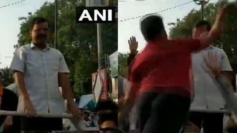 ആരും ആവശ്യപ്പെട്ടതനുസരിച്ചല്ല കെജ് രിവാളിന്റെ മുഖത്തടിച്ചത്; ഖേദം പ്രകടിപ്പിച്ച് അക്രമി