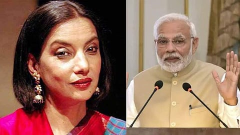 മോദി വന്നാല് രാജ്യം വിടില്ല, ജനിച്ചതിവിടെ മരിക്കുന്നതും ഇവിടെ; അവര്ക്ക് പരാജയഭീതി: ശബാന ആസ്മി