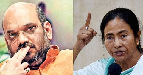 അമിത് ഷായ്ക്ക് വീണ്ടും മമതയുടെ വിലക്ക്; ഹെലികോപ്റ്റര് ഇറക്കുന്നത് തടഞ്ഞു