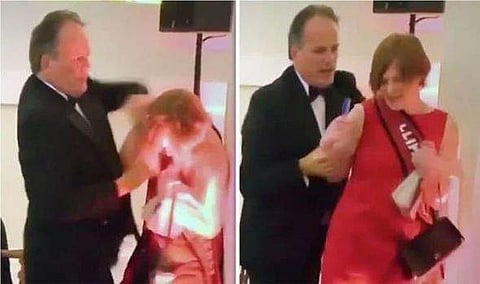 ക്ഷുഭിതനായി കഴുത്തിന് പിടിച്ചു; മന്ത്രിക്ക് സസ്പെന്ഷന്