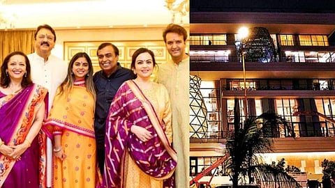 1000 കോടി വിലമതിക്കും; 50,000 ചതുരശ്ര അടി വിസ്തീര്ണം, അഞ്ചുനില, 20 കാറുകള് കയറി കിടക്കും; അമ്പരിപ്പിച്ച് ഇഷയുടെ 'ഡയമണ്ട് കൊട്ടാരം', (ചിത്രങ്ങള്)