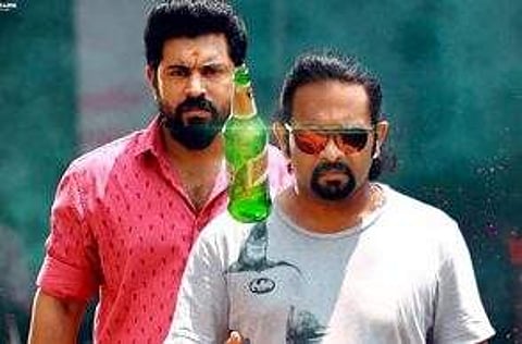 ബിയര് കുപ്പിയെറിഞ്ഞ് അജു വര്ഗീസ്, തൊട്ട് പിന്നാലെ നിവിന് പോളിയും