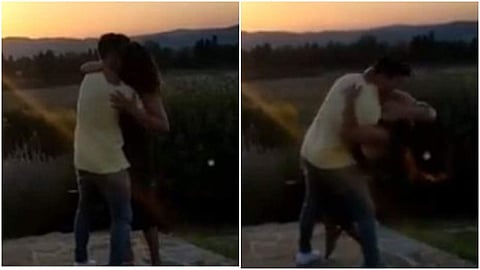 പ്രണയപരവശനായി നിക്; ഹോട്ട് ലുക്കില് പ്രിയങ്ക; വീഡിയോ വൈറല്