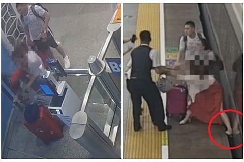 ഓഫിസില് സമയത്തിനെത്താന് കാലുകൊണ്ട് ട്രെയിന് തടയാന് ശ്രമം: യുവതിയെ പൊലീസ് അറസ്റ്റ് ചെയ്തു