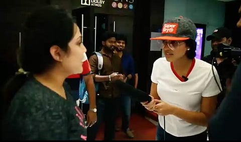 'ആടൈ' പ്രതികരണമറിയാന് വേഷം മാറി അമല പോള്, വീഡിയോ