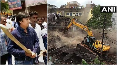 എംഎല്എ ബാറ്റ് കൊണ്ടടിച്ചോടിച്ചു; കെട്ടിടം ജെസിബി കൊണ്ട് പൊളിച്ചുമാറ്റി ചുട്ടമറുപടി; നഗരസഭയക്ക് കയ്യടി