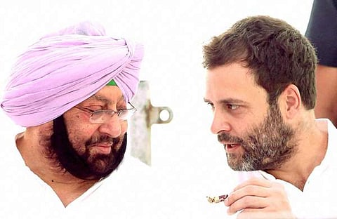 അമരിന്ദര് സിങ്ങും രാഹുല് ഗാന്ധിയും (ഫയല്)