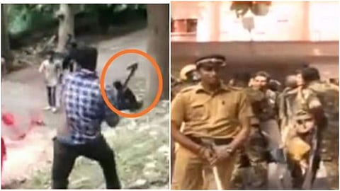 ലോ കോളേജില് എസ്എഫ്ഐ - കെഎസ്യു സംഘര്ഷം; മര്ദ്ദനത്തിന് ഹോക്കി സ്റ്റിക്കും മാരാകായുധങ്ങളും