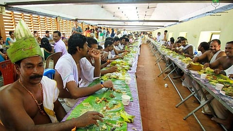 കനത്ത മഴ: പമ്പയിൽ ജലനിരപ്പ് ഉയർന്നു, നാളത്തെ ആറന്മുള വള്ളസദ്യ മാറ്റിവച്ചു