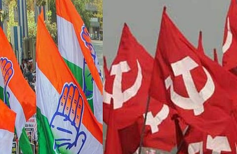 നഗരസഭ ചെയര്പേഴസണെ ഉദ്ഘാടനത്തിന് ക്ഷണിച്ചില്ല; സിപിഎം-കോണ്ഗ്രസ് കയ്യാങ്കളി, എംഎല്എയുടെ സത്യഗ്രഹം