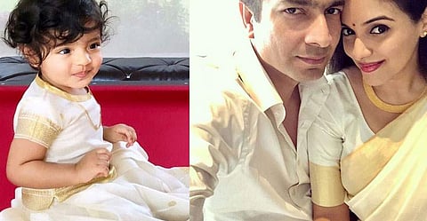 ഇതാണ് അസിന്റെ ഓണക്കുട്ടി; മകളുടെ മനോഹരമായ ചിത്രം പങ്കുവെച്ച് താരം