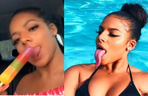 നാവിന് അസാധാരണ നീളം; സമ്പാദിക്കുന്നത് ലക്ഷങ്ങള്, സ്വന്തമായി കമ്പനി