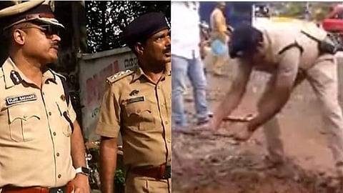 കൊച്ചിയിലെ കുരുക്കഴിക്കാന് കമ്മീഷണര് നേരിട്ടെത്തി, കുഴികള് അടച്ച് പൊലീസ്; മാതൃകാ നടപടിക്ക് സല്യൂട്ട്