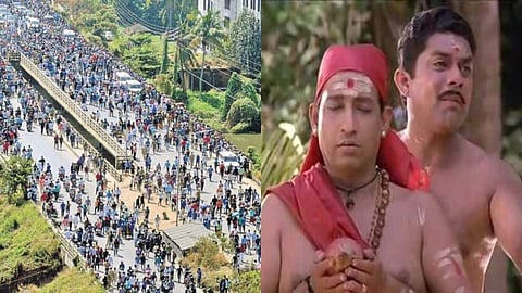 'തേങ്ങയുടയ്ക്ക് സ്വാമീ..., സാറേ, ഞങ്ങളു നിക്കണോ പോണോ?'; മരടില് നിന്ന് ഉയര്ന്ന ആള്ക്കൂട്ട സ്വരങ്ങള്