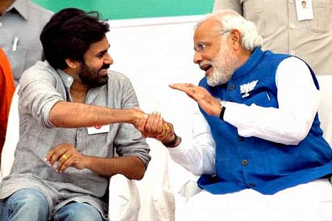 ജഗന്മോഹനെ പ്രതിരോധിക്കാന് പുതിയ രാഷ്ട്രീയ സഖ്യവുമായി ബിജെപി; ആന്ധ്രയില് പവന് കല്യാണുമായി ചേര്ന്ന് തെരഞ്ഞെടുപ്പിനെ നേരിടും