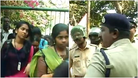 എസ്എഫ്ഐക്കെതിരെ വിദ്യാര്ഥികള്; സിഎംഎസ് കോളജില് സംഘര്ഷം; പൊലീസ് ലാത്തിവീശി