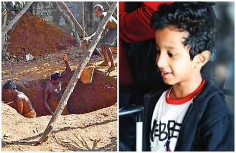 പകച്ചിരുന്നു, പിന്നീട് വിതുമ്പി കരഞ്ഞ് കുഞ്ഞു മാധവ്; ചിതയ്ക്ക് തീകൊളുത്താന് മൂന്നുവയസ്സുകാരന്