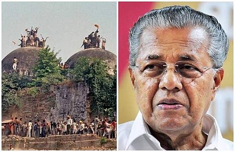 ഇന്ത്യന് മത നിരപേക്ഷതയെ കൊലപ്പെടുത്താന് ശ്രമിച്ചതിനുള്ള ശിക്ഷ സംഘപരിവാര് അര്ഹിക്കുന്നു; ഒത്താശ ചെയ്തത് കോണ്ഗ്രസ്: മുഖ്യമന്ത്രി