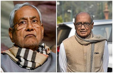 ബിജെപി ഇത്തിള്ക്കണ്ണിയെ പോലെ; നിതീഷ് മഹാസഖ്യത്തിലേക്ക് വരണം; ക്ഷണിച്ച് ദിഗ്വിജയ് സിങ്