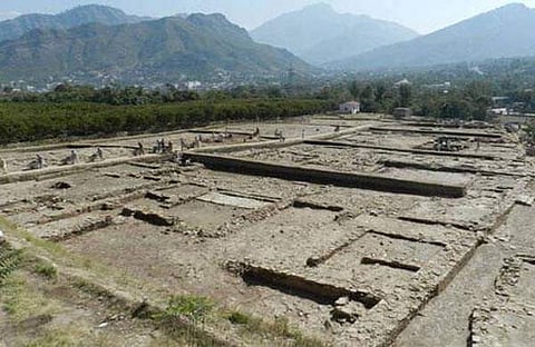 പാക് പുരാവസ്തു ഗവേഷകര് പുറത്തുവിട്ട ചിത്രം