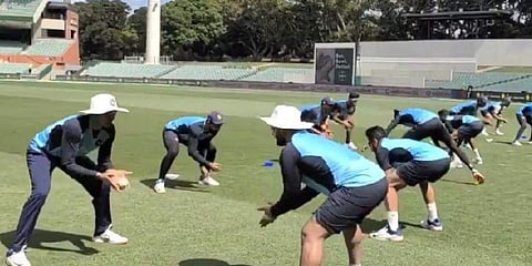 അഡ്ലെയ്ഡ് ടെസ്റ്റിന് മുന്പായി ഇന്ത്യയുടെ ഫണ് ഡ്രില്