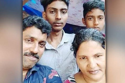 രാജനും അമ്പിളിക്കുമൊപ്പം മക്കളായ രാഹുലും ര്ഞ്ജിത്തും