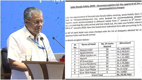 'ലോകകേരള ധൂര്ത്ത്'; ഒരു നേരത്തെ ഭക്ഷണത്തിന് 2000 രൂപ; താമസത്തിന് ആഡംബര ഹോട്ടല്; രേഖകള് പുറത്ത്