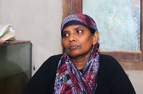 താഹയുടെ ഉമ്മ ജമീല/ ഫോട്ടോ - ടി.പി. സൂരജ് (എക്സ്പ്രസ്സ്)