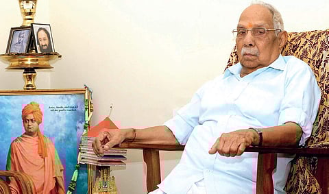 മുതിർന്ന ആർഎസ്എസ് പ്രചാരകൻ പി പരമേശ്വരൻ അന്തരിച്ചു