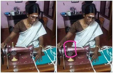 നൂലില്ലാത്ത തയ്യല് മെഷീനില് മാസ്ക് നിര്മ്മിക്കുന്ന ചിത്രം; ട്രോളന്മാര്ക്ക് എതിരെ കേസ് കൊടുക്കുമെന്ന് ശശികല