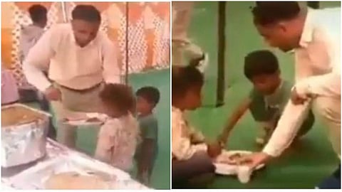 വിളിക്കാതെ വന്ന കുട്ടികളെ വിരുന്നൂട്ടി ഒരു മനുഷ്യന്;  കണ്ണ് നിറയ്ക്കും ഈ വീഡിയോ