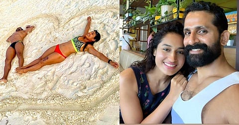 ഒരു വർഷമായി നിനക്കൊപ്പം ലോക്ക്ഡൗണിൽ; വിവാഹവാർഷികത്തിൽ പ്രണയം നിറച്ച് ജോണും പൂജയും