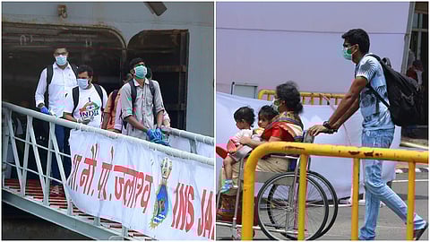 ഐഎന്എസ് ജലാശ്വയില് ഉണ്ടായിരുന്ന 3 പേര്ക്ക് രോഗലക്ഷണങ്ങള്; ആശുപത്രിയിലാക്കി; 47 പേര് നിരീക്ഷണ കേന്ദ്രങ്ങളില്