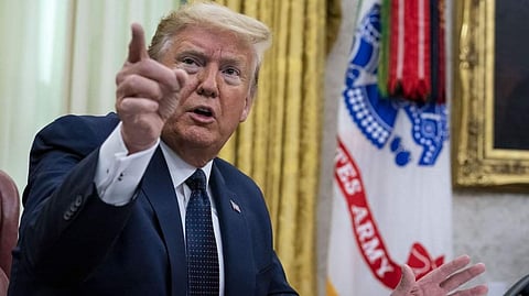 പ്രതിഷേധം കനത്തു; ട്രംപിനെ ഭൂഗർഭ അറയിൽ ഒളിപ്പിച്ചു