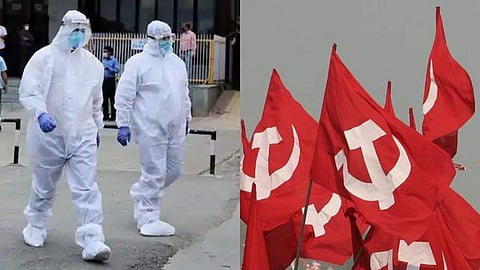 കോവിഡ് ഭീതിയില് നാട്ടുകാര് മടിച്ചുനിന്നു; നിരീക്ഷണത്തിലിരിക്കേ മരിച്ച 68കാരിയുടെ മൃതദേഹം താഴെയിറക്കാന് പിപിഇ കിറ്റ് ധരിച്ചെത്തി സിപിഎം പ്രവര്ത്തകര്