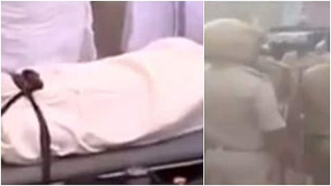 ആത്മഹത്യ ചെയ്ത ഉദ്യോഗാര്ഥിയുടെ മൃതദേഹവുമായി ബിജെപി പ്രതിഷേധം;  പൊലീസ് തടഞ്ഞു