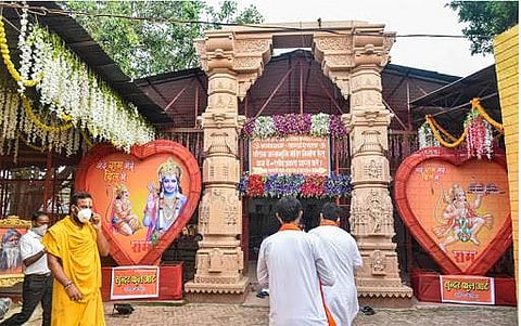 രാമക്ഷേത്ര ഭൂമിപൂജ ഇന്ന്, വെള്ളി ശില പാകി തുടക്കം; പ്രധാനമന്ത്രി പാരിജാതത്തൈ നടും