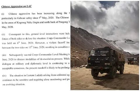 ചൈനീസ് കടന്നുകയറ്റം സ്ഥിരീകരിച്ച റിപ്പോര്ട്ട് പ്രതിരോധമന്ത്രാലയം 'മുക്കി'; പ്രധാനമന്ത്രി എന്തിന് നുണ പറഞ്ഞെന്ന് രാഹുല്