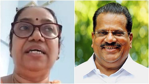 മാപ്പുപറയണം, അല്ലെങ്കിൽ 50 ലക്ഷം നഷ്ടപരിഹാരം ആവശ്യപ്പെട്ട് നിയമനടപടി ;  ഇ പി ജയരാജന്റെ ഭാര്യയുടെ വക്കീൽ നോട്ടീസ്