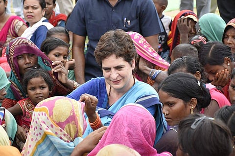 പ്രിയങ്കഗാന്ധി /ചിത്രം ഫെയ്സ്ബുക്ക്